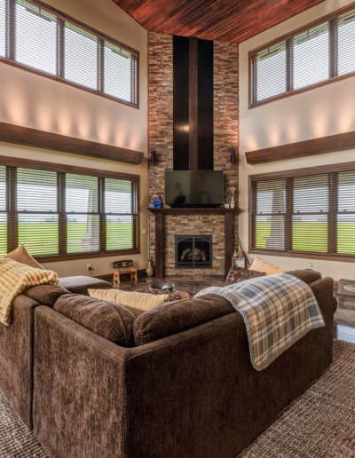 About 2 Arrowhead Builders Finished Living Space Barndominium on Wooster st in Bowling Green, Ohio